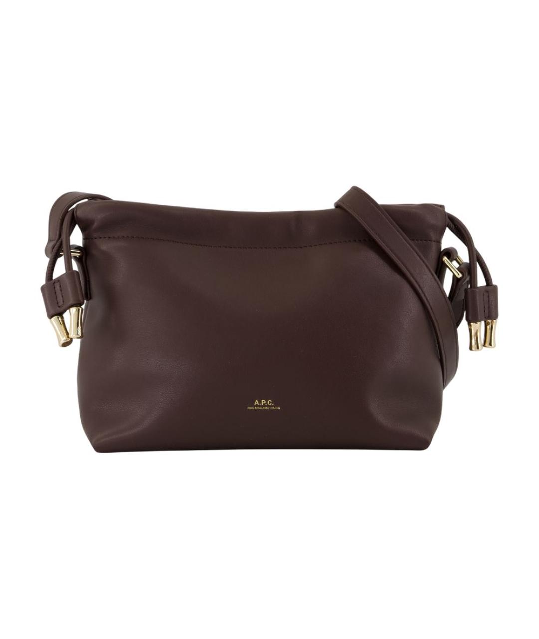 A.P.C. Коричневая сумка через плечо, фото 1