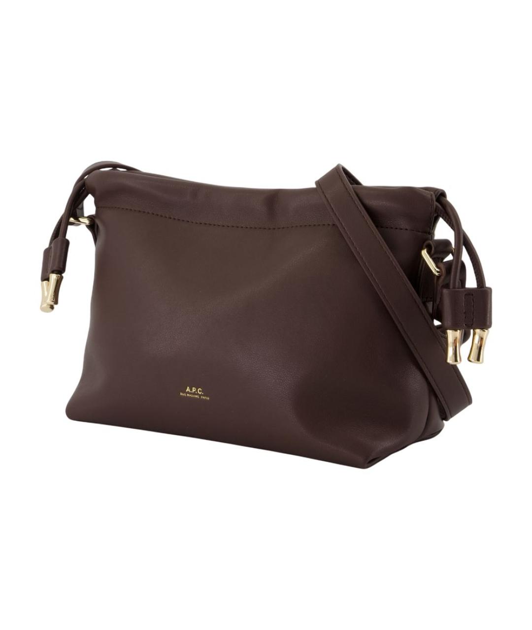 A.P.C. Коричневая сумка через плечо, фото 2