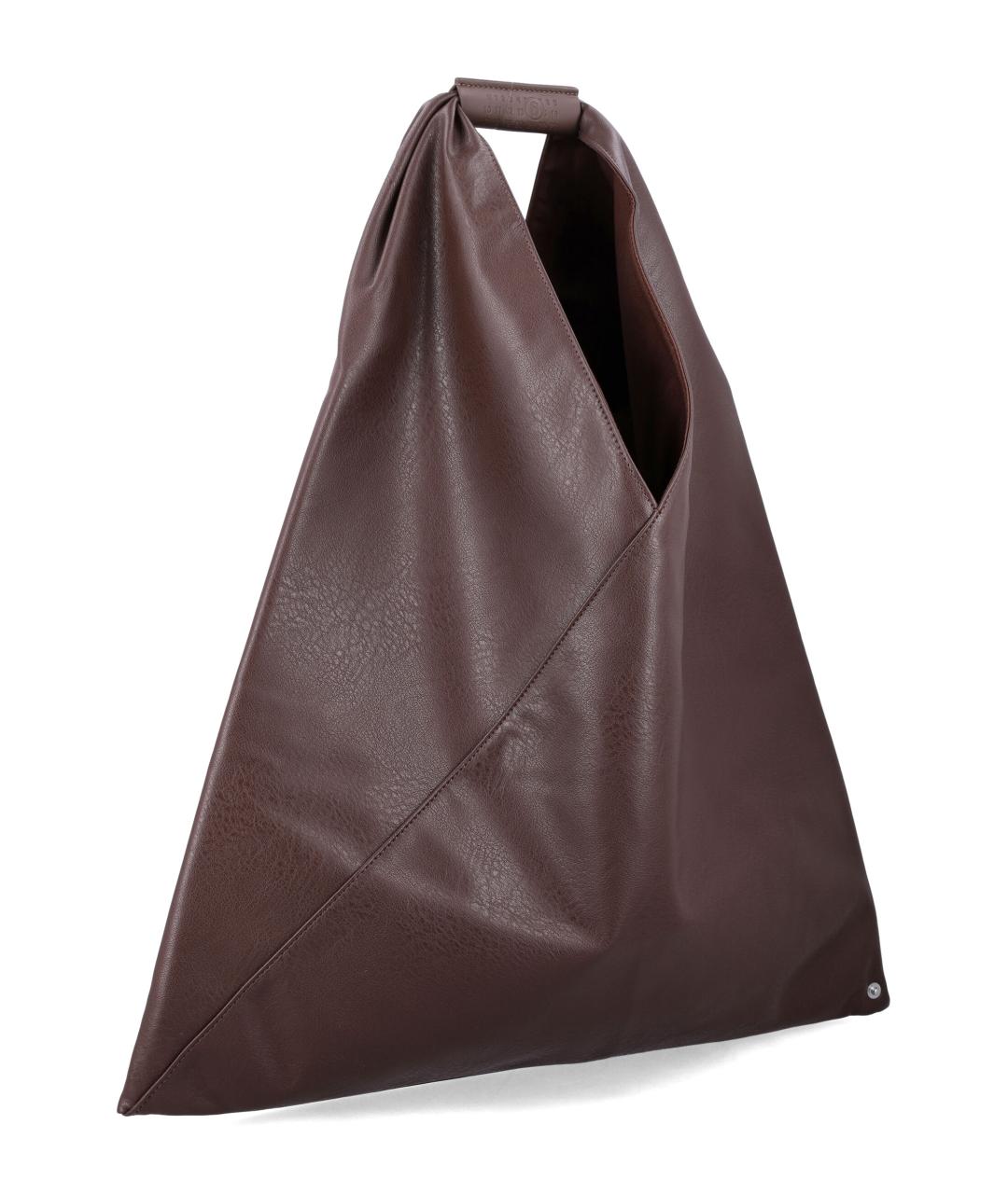 MM6 MAISON MARGIELA Коричневая сумка через плечо из искусственной кожи, фото 2