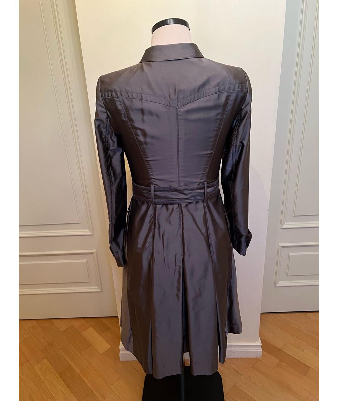 BURBERRY Мульти полиэстеровое пальто, фото 2