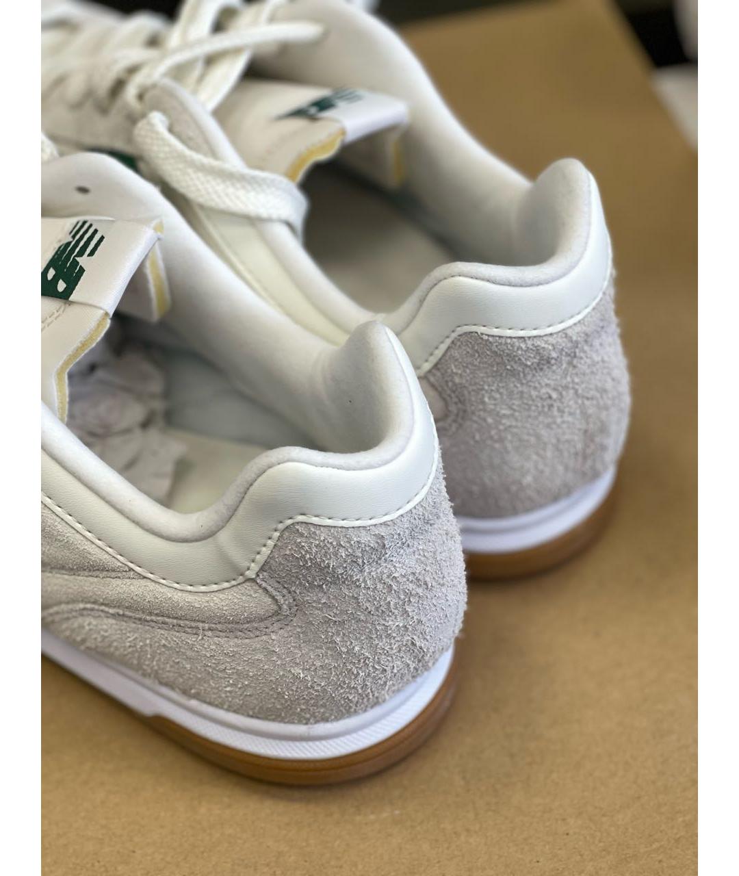 NEW BALANCE Бежевые замшевые низкие кроссовки / кеды, фото 6