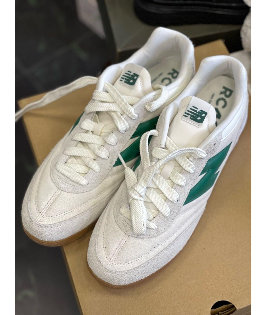 NEW BALANCE Бежевые замшевые низкие кроссовки / кеды, фото 5