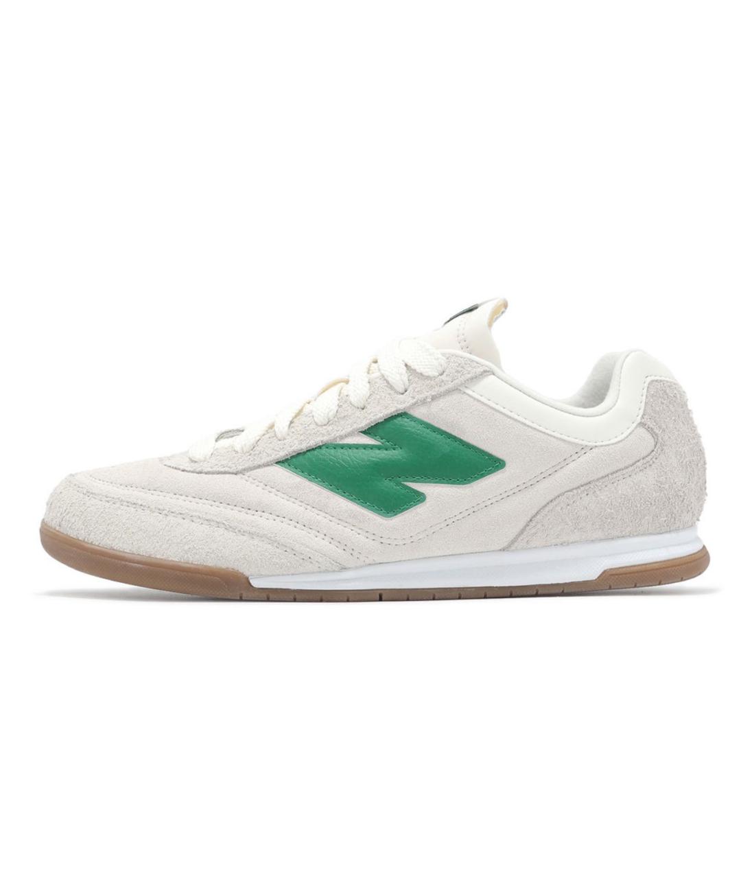 NEW BALANCE Бежевые замшевые низкие кроссовки / кеды, фото 9