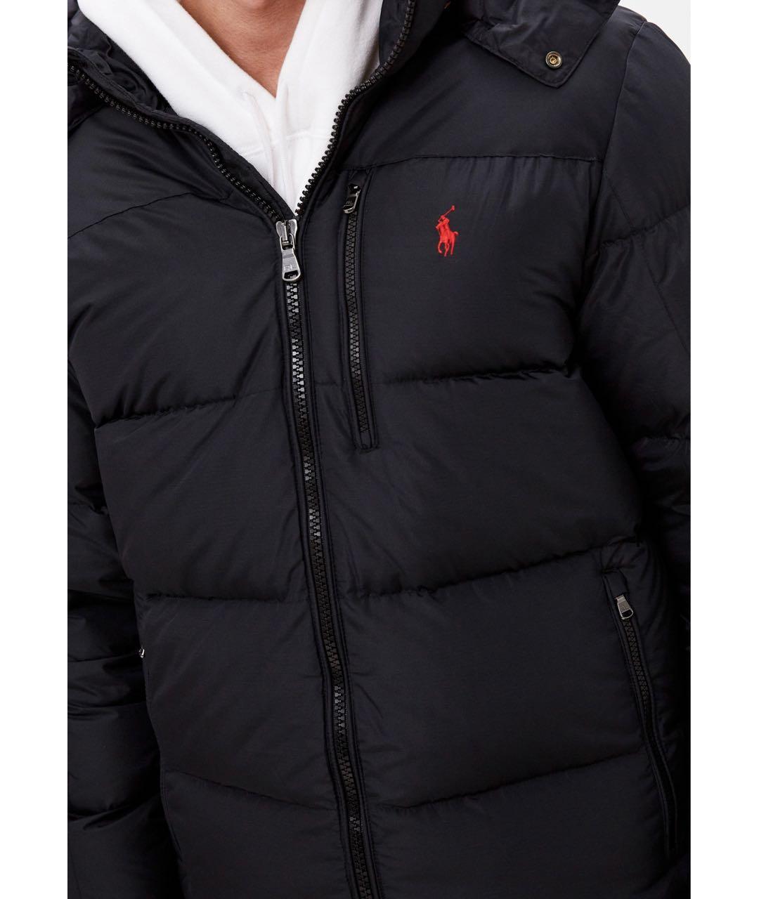POLO RALPH LAUREN Черный пуховик, фото 5
