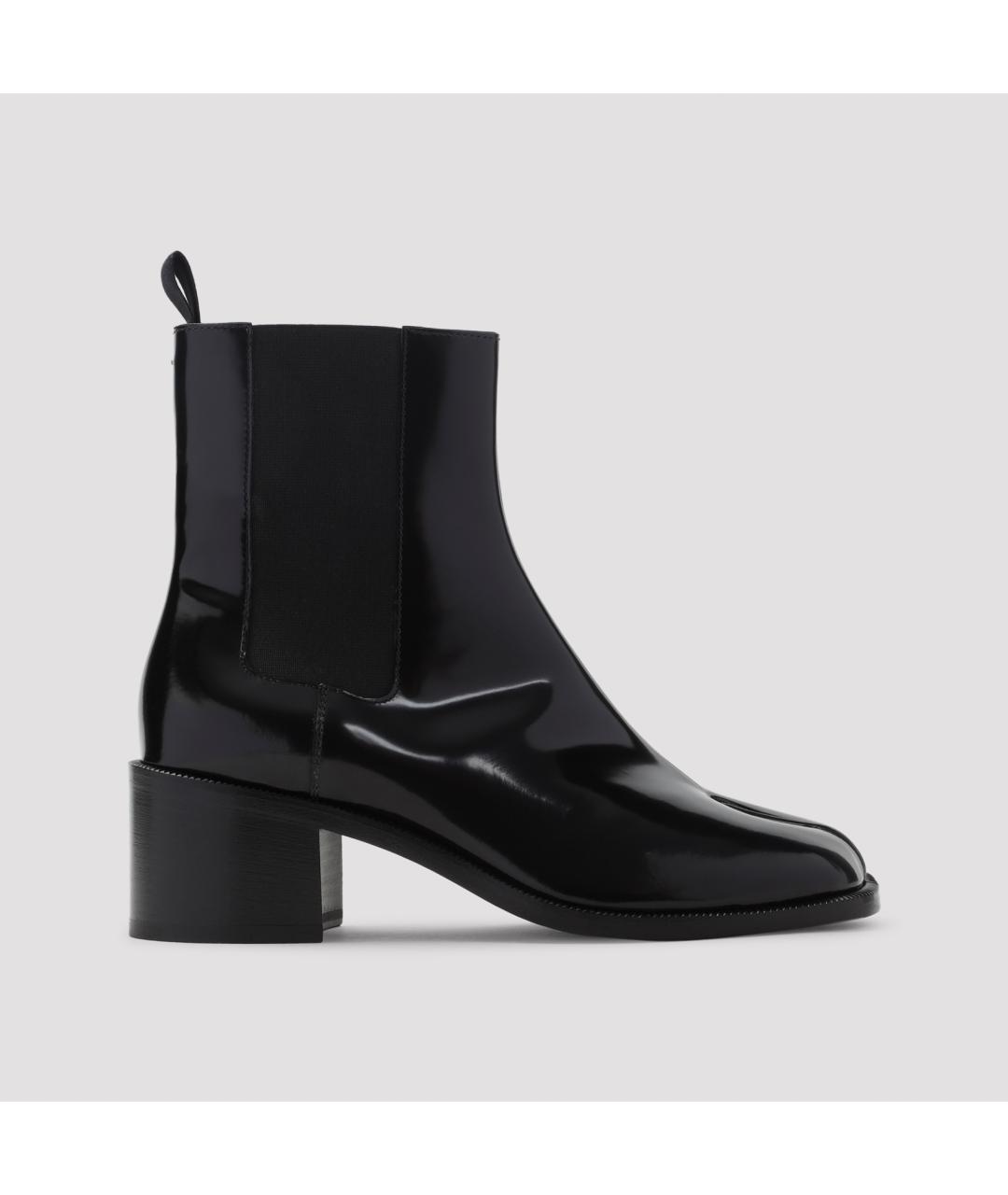 MAISON MARGIELA Черные кожаные ботильоны, фото 2