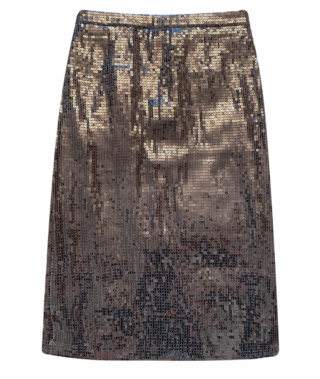 ALICE+OLIVIA Серебряная полиэстеровая юбка миди, фото 1