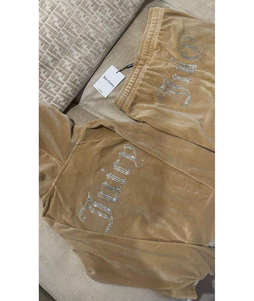 JUICY COUTURE Бежевый полиэстеровый спортивные костюмы, фото 2