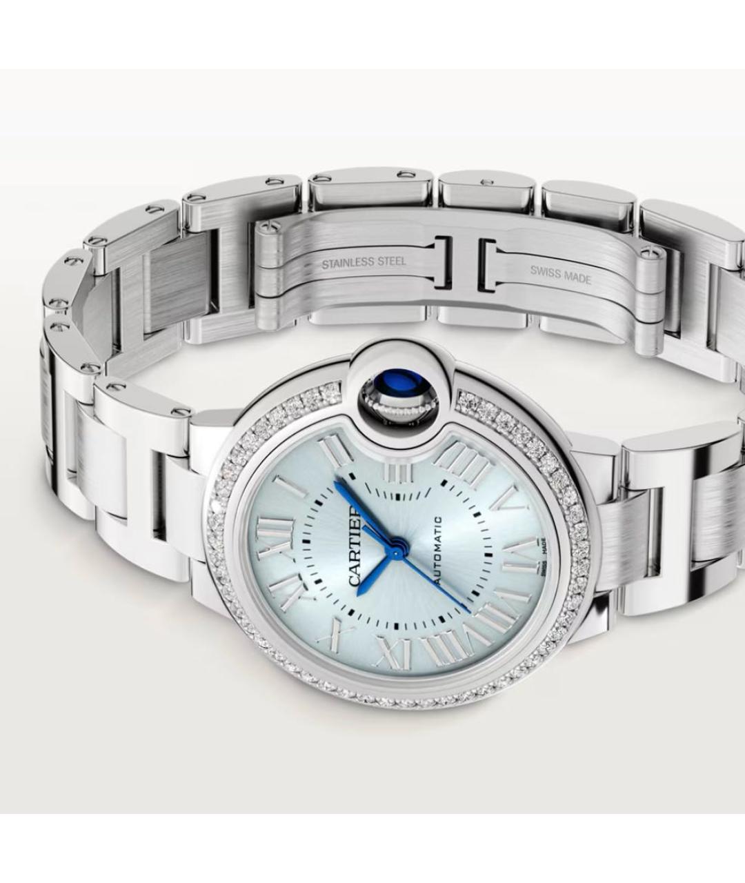 CARTIER Серебряные часы, фото 4