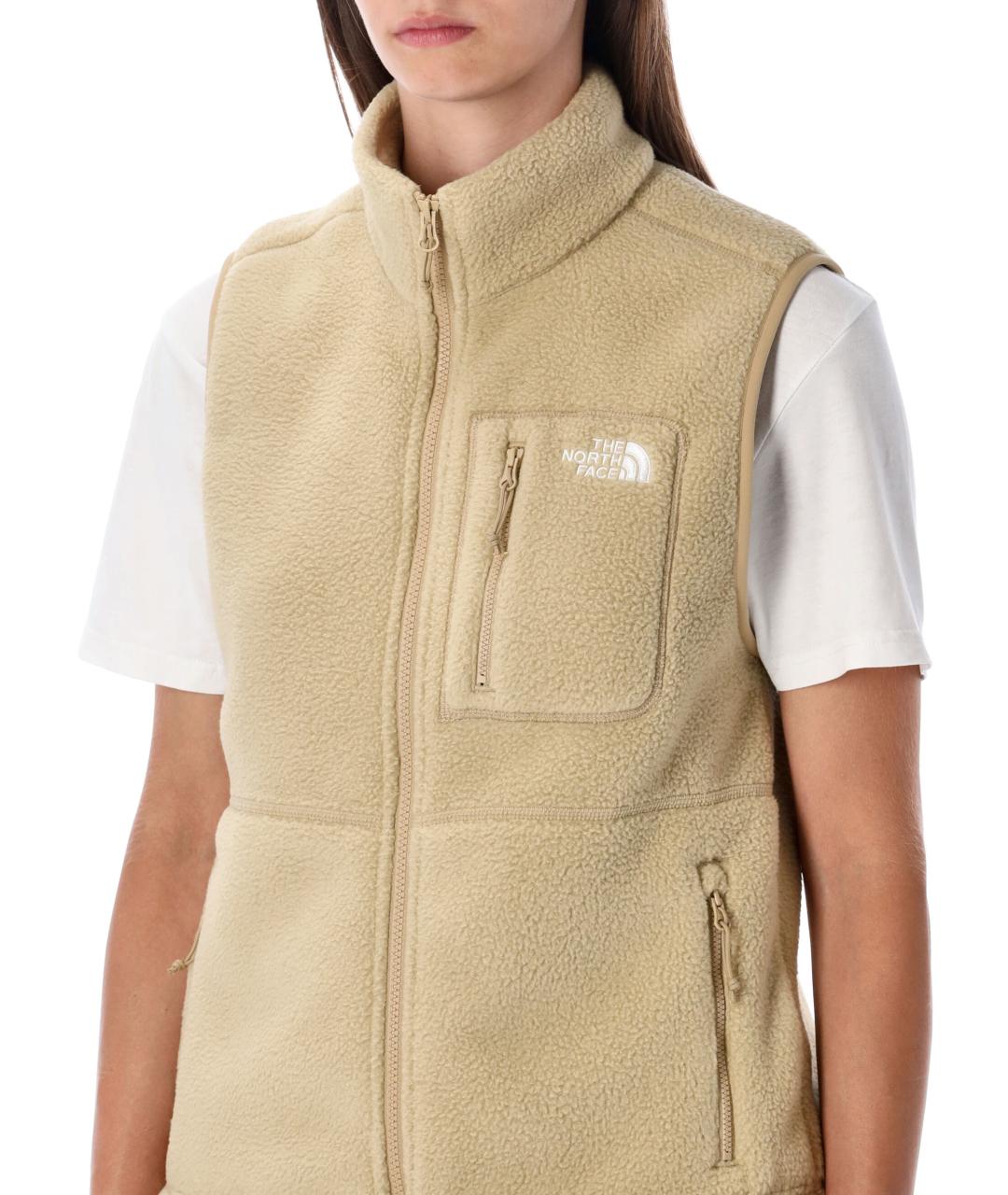 THE NORTH FACE Бежевый полиэстеровый жилет, фото 4