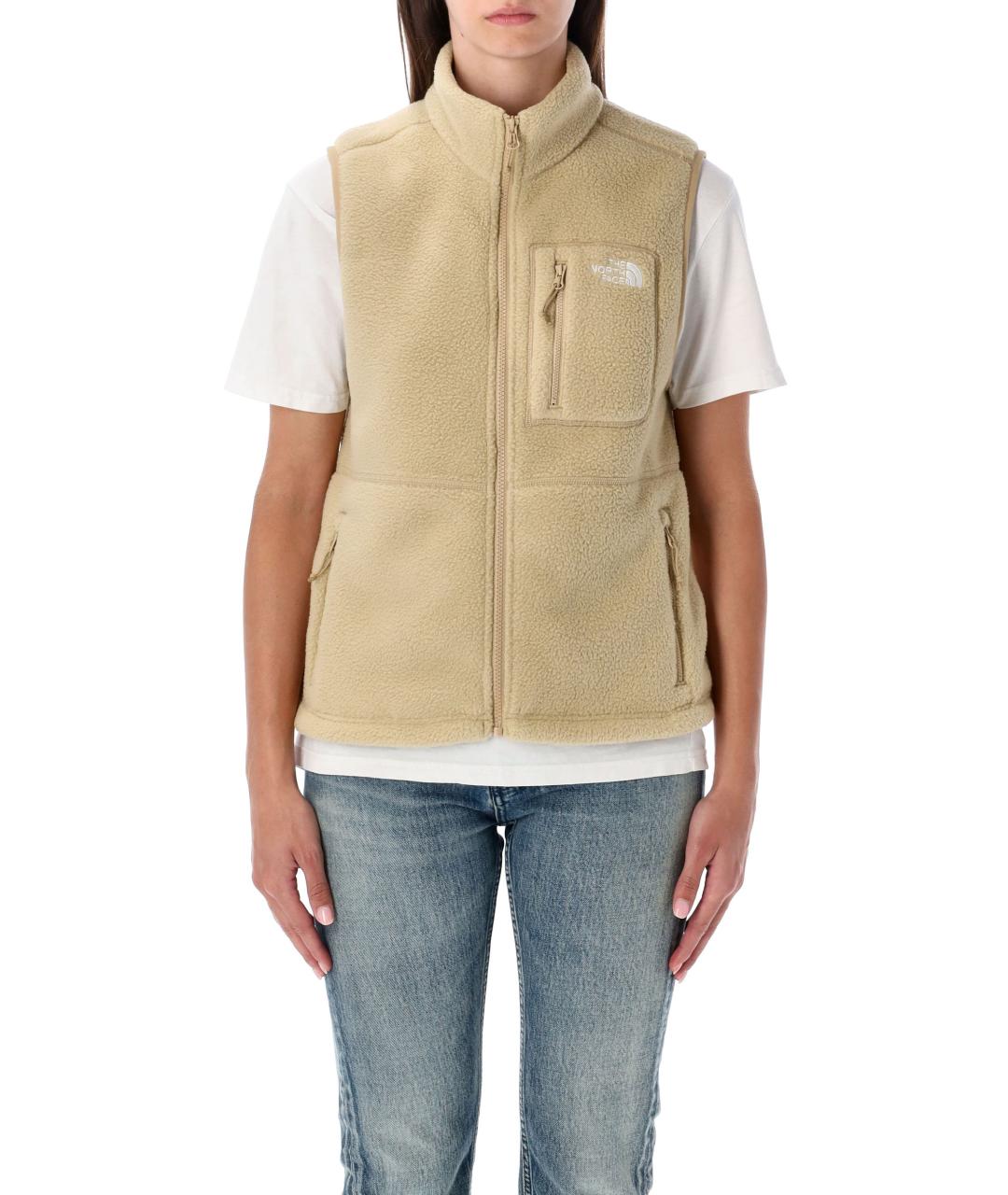 THE NORTH FACE Бежевый полиэстеровый жилет, фото 2