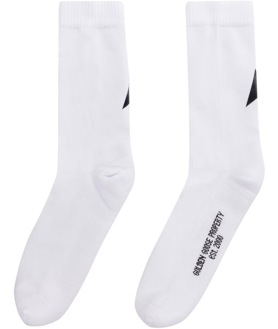 GOLDEN GOOSE DELUXE BRAND Белые носки, чулки и колготы, фото 3