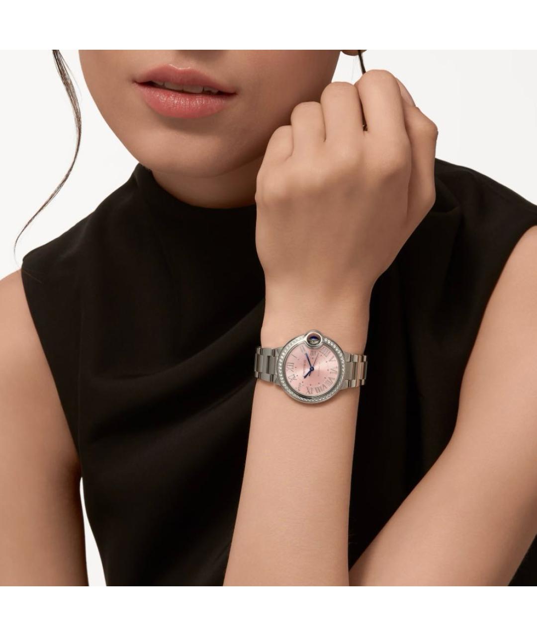 CARTIER Серебряные часы, фото 4