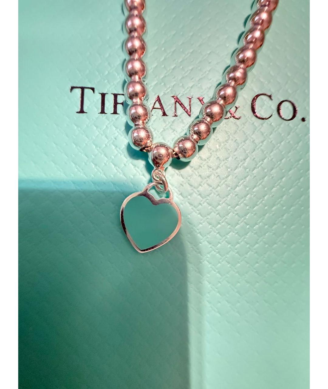 TIFFANY&CO Бирюзовый серебряный браслет, фото 5