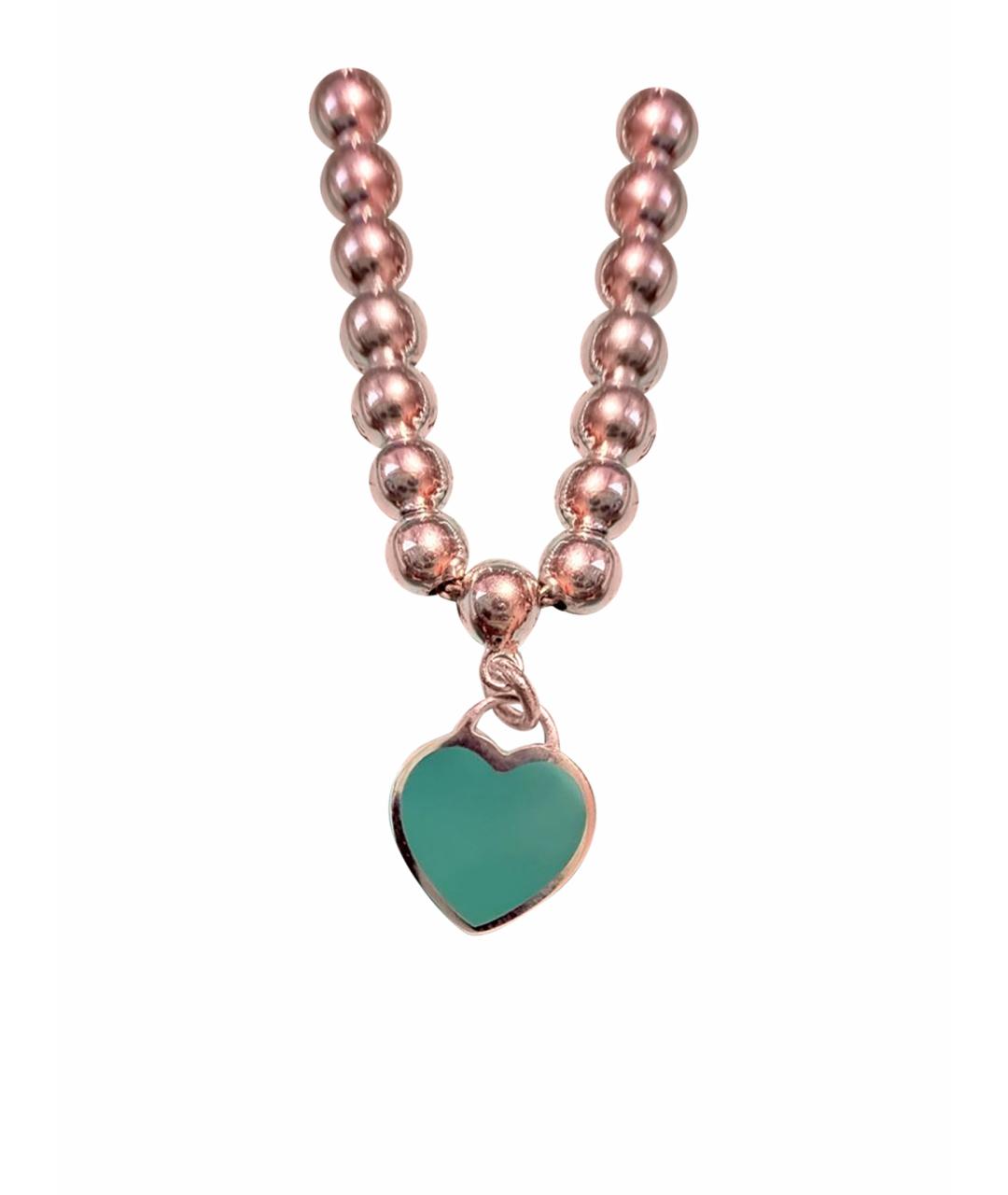 TIFFANY&CO Бирюзовый серебряный браслет, фото 1