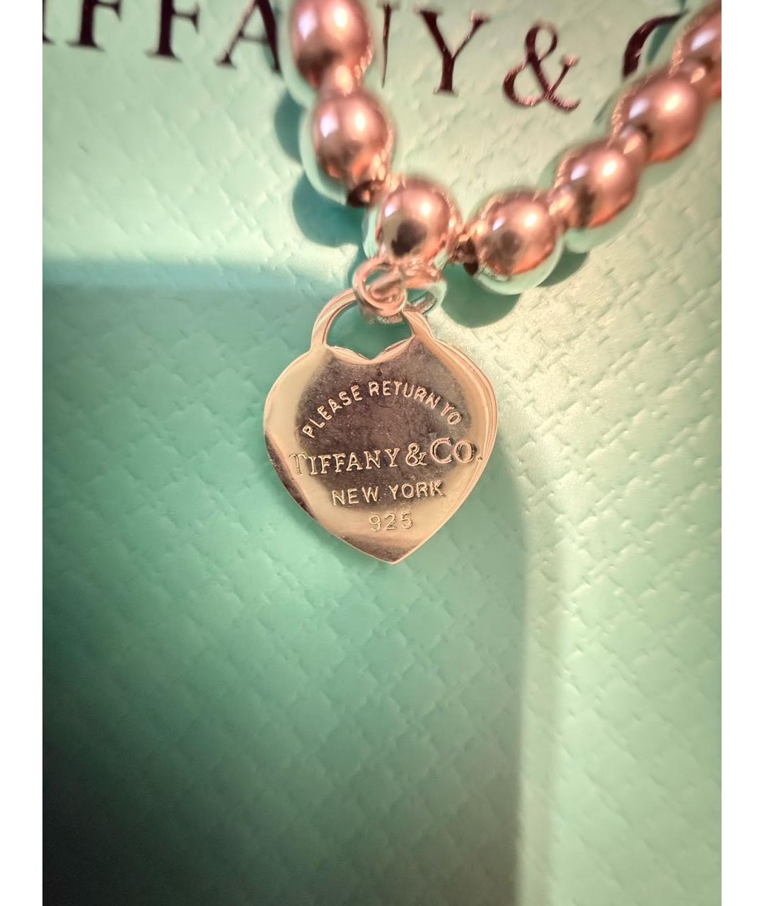 TIFFANY&CO Бирюзовый серебряный браслет, фото 3