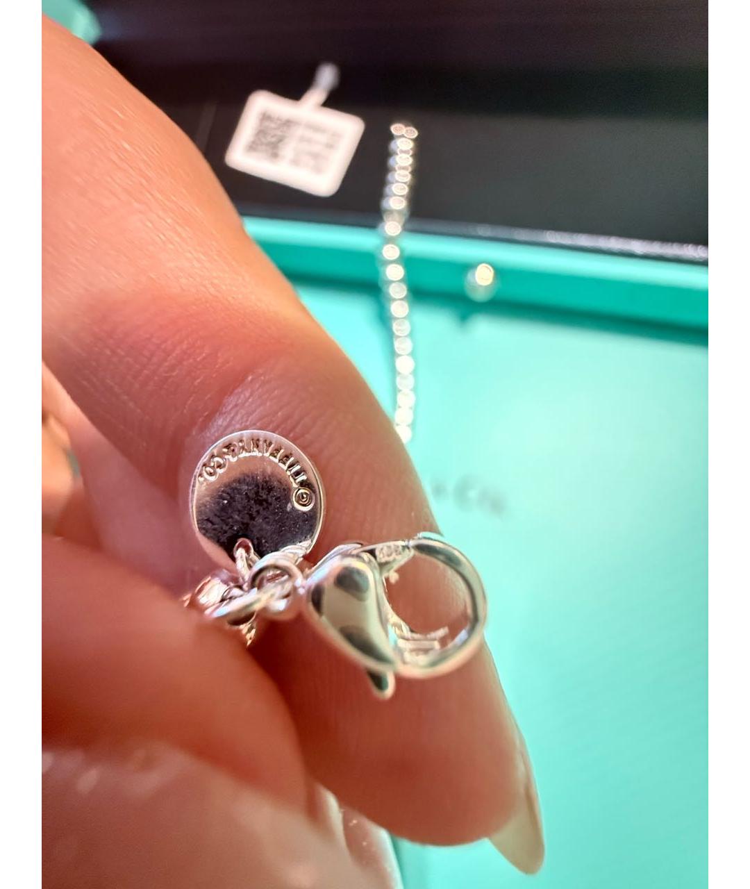 TIFFANY&CO Бирюзовый серебряный браслет, фото 4