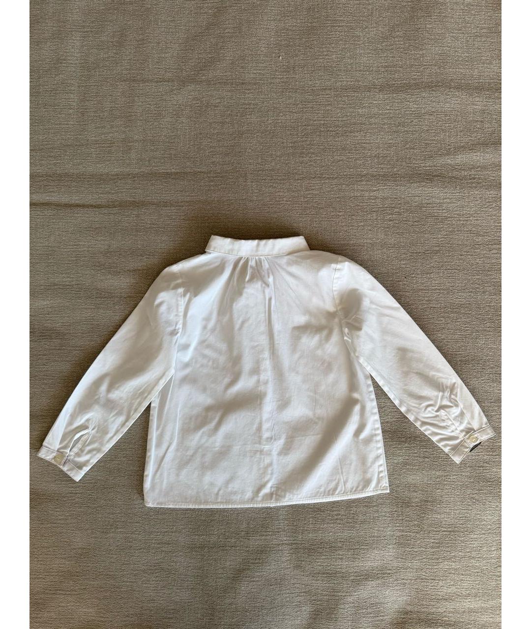 BURBERRY Белая хлопковая рубашка/блузка, фото 2