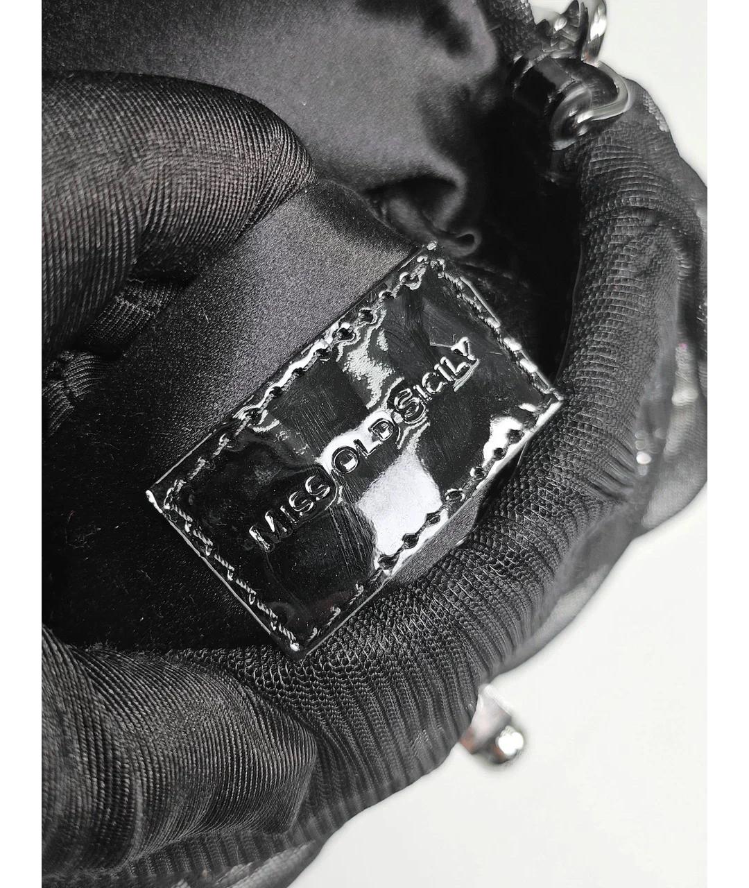 DOLCE&GABBANA Черная тканевая сумка через плечо, фото 9