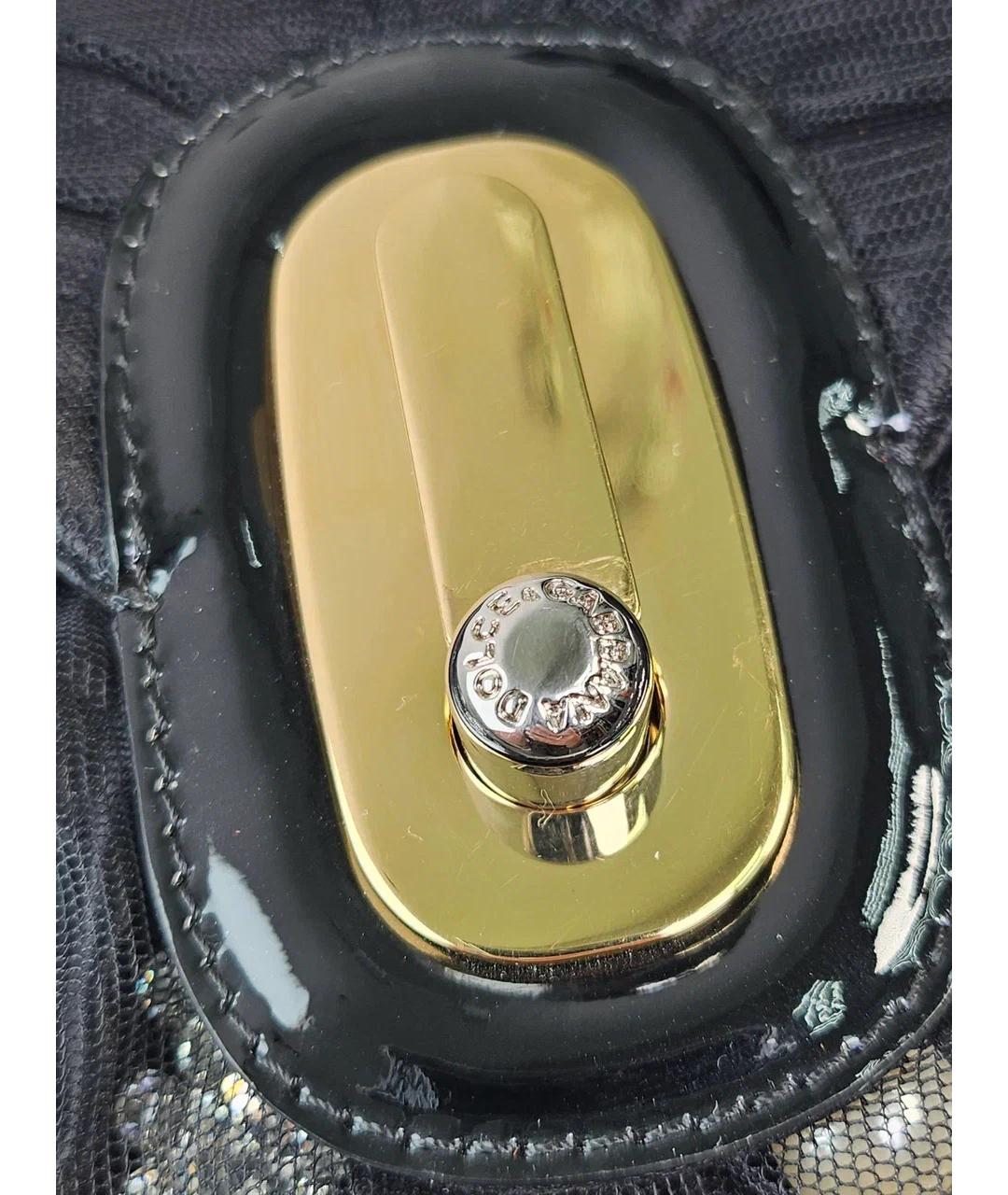 DOLCE&GABBANA Черная тканевая сумка через плечо, фото 7