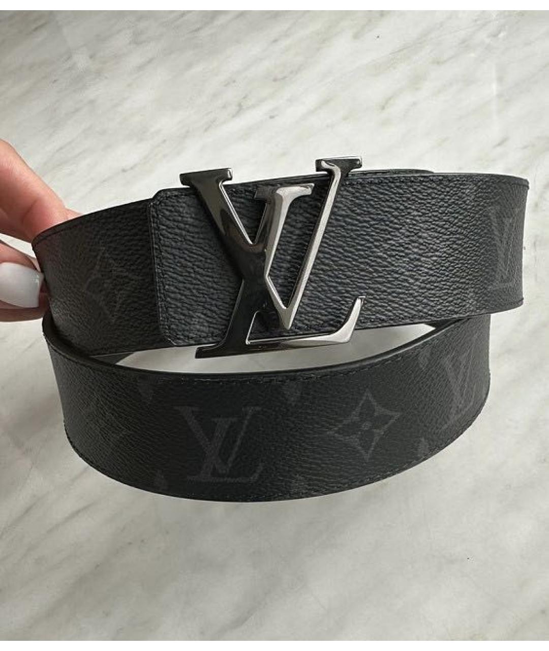 LOUIS VUITTON Темно-синий ремень, фото 3
