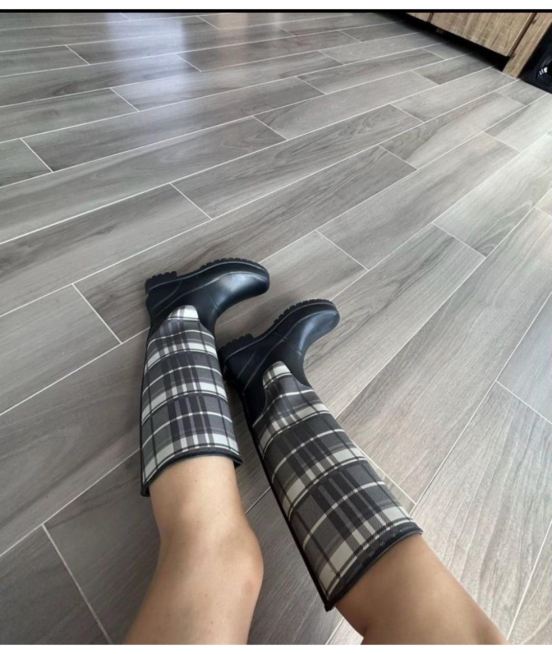 RALPH LAUREN Черные резиновые сапоги, фото 7