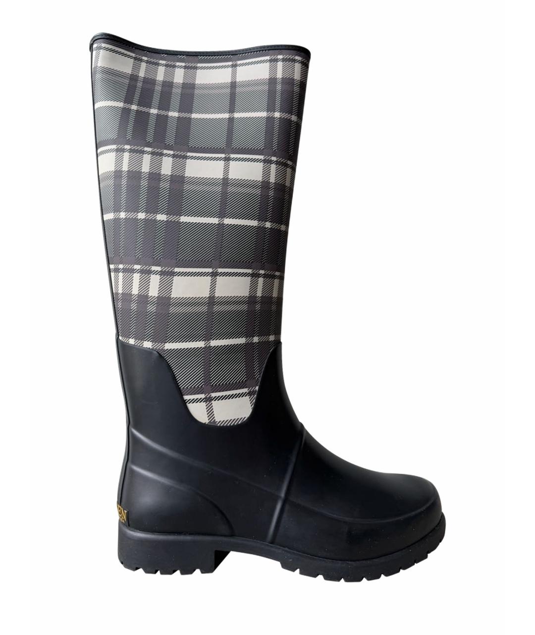 RALPH LAUREN Черные резиновые сапоги, фото 1