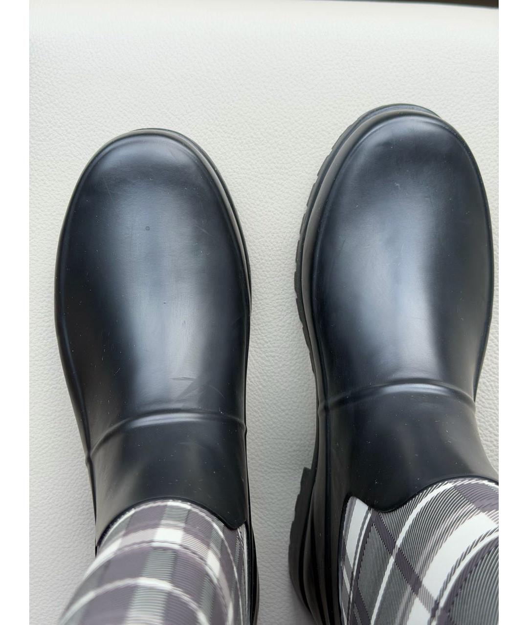 RALPH LAUREN Черные резиновые сапоги, фото 3