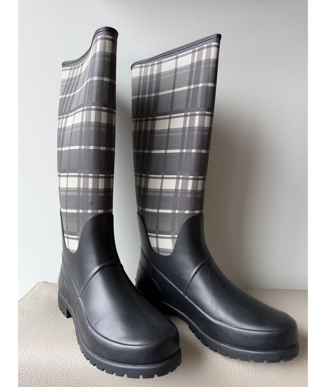 RALPH LAUREN Черные резиновые сапоги, фото 2