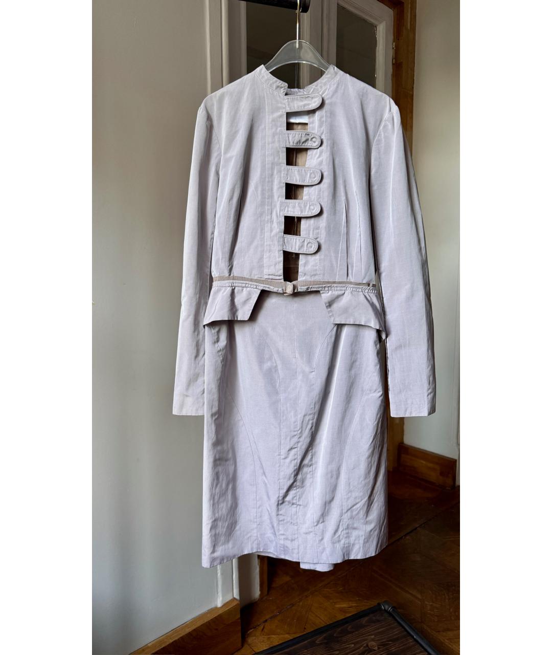 GIVENCHY Фиолетовый костюм с юбками, фото 9