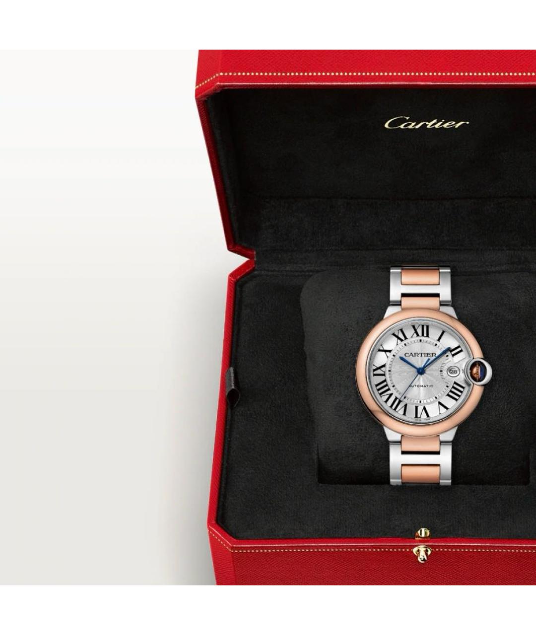 CARTIER Розовые часы, фото 4