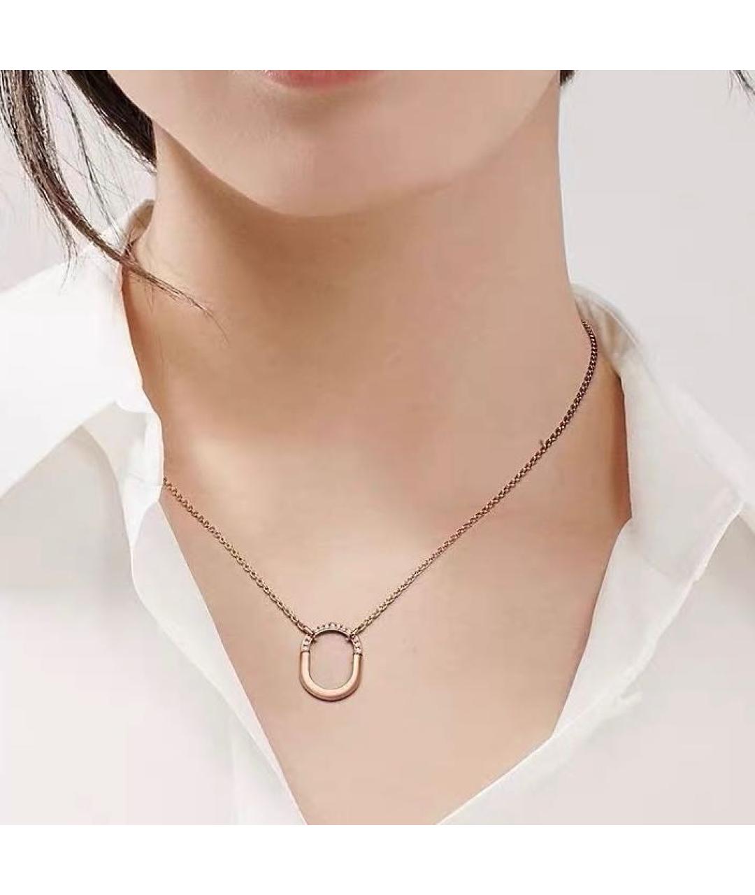 TIFFANY&CO Розовое колье из розового золота, фото 4