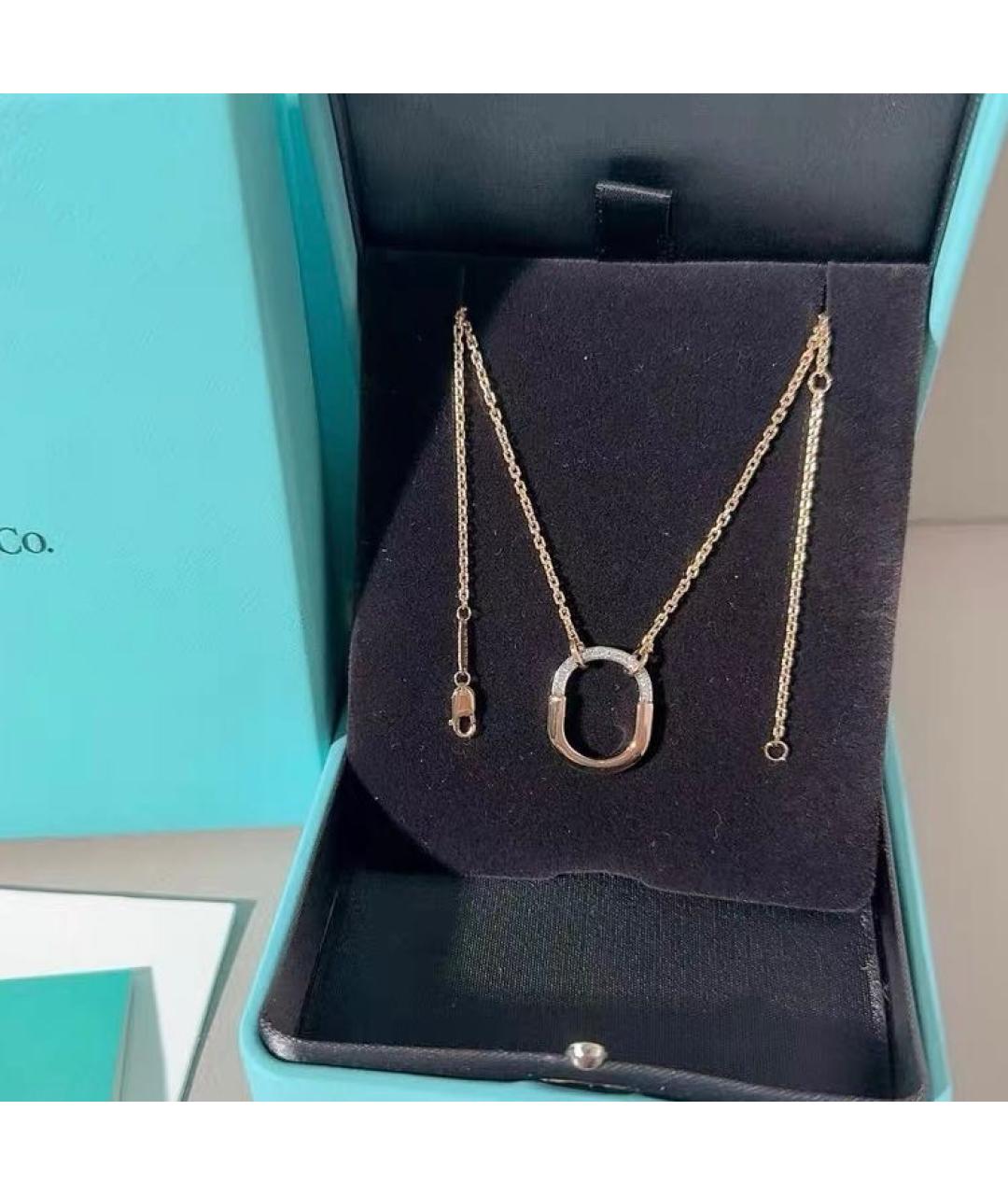 TIFFANY&CO Розовое колье из розового золота, фото 2