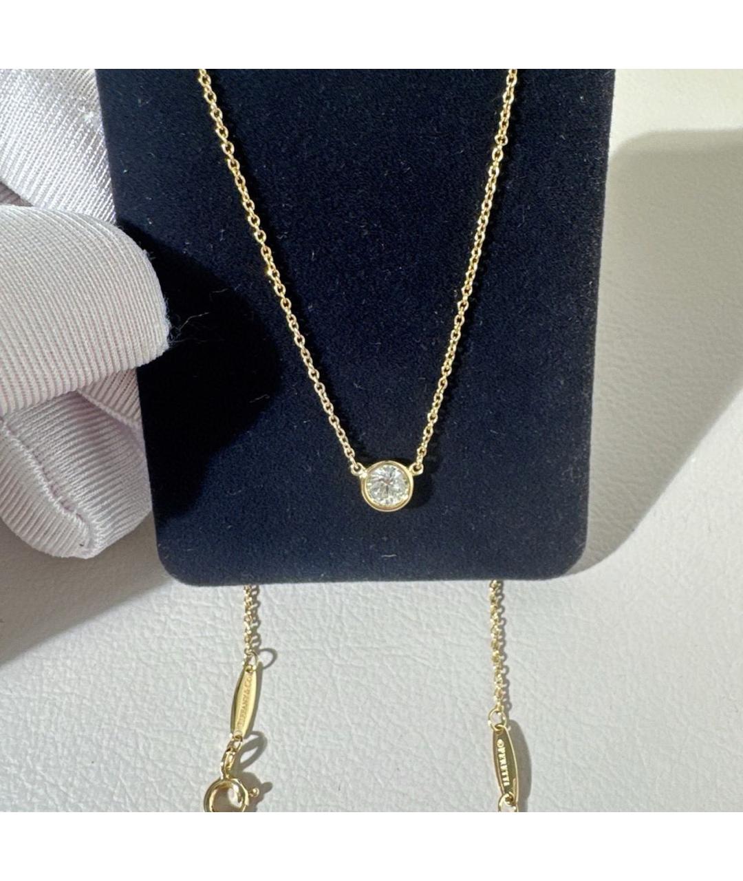 TIFFANY&CO Желтое колье из желтого золота, фото 5