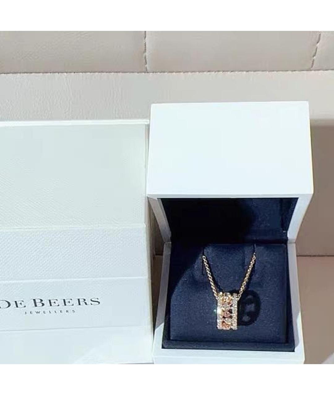 DE BEERS Розовое колье из розового золота, фото 2