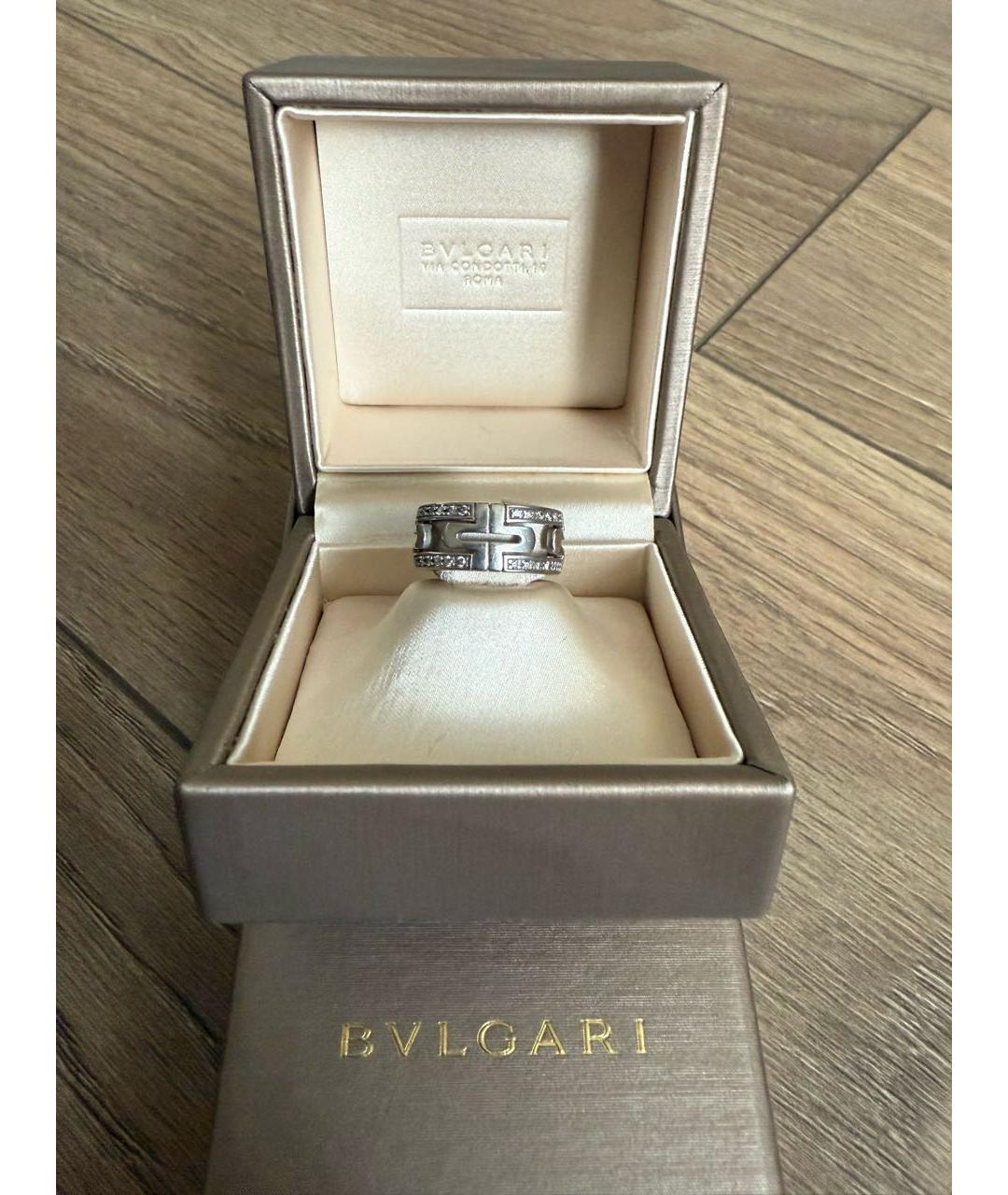 BVLGARI Золотое кольцо из белого золота, фото 3