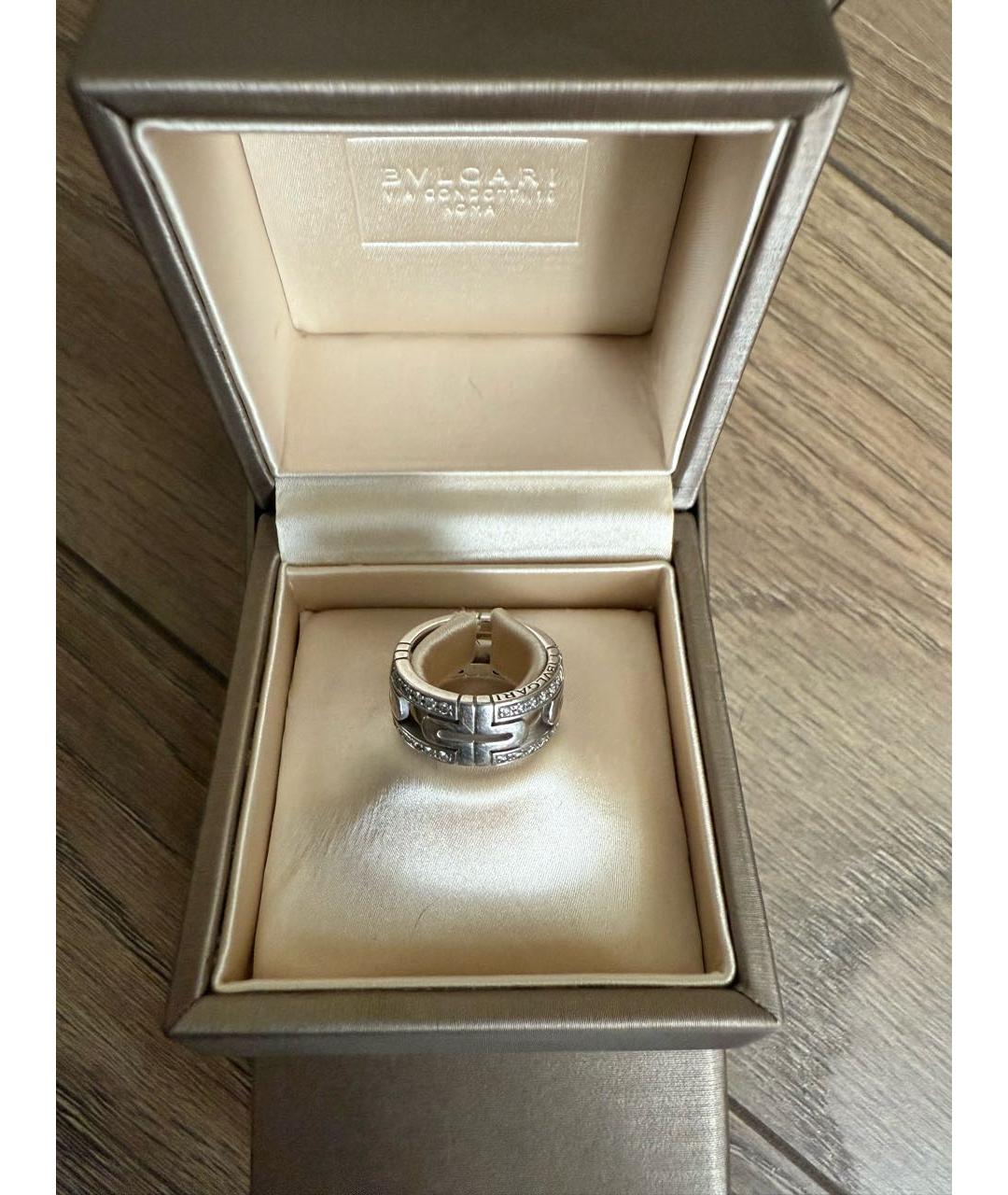 BVLGARI Золотое кольцо из белого золота, фото 2