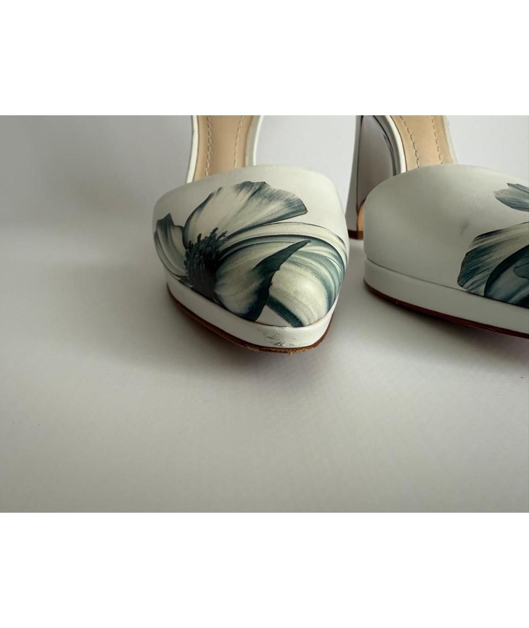 CHRISTIAN DIOR Мульти кожаные туфли, фото 8
