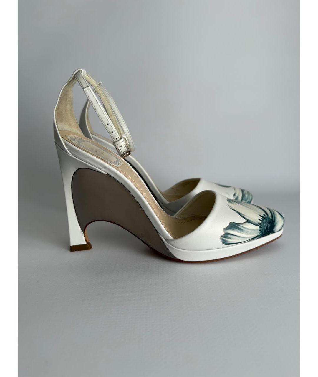 CHRISTIAN DIOR Мульти кожаные туфли, фото 9