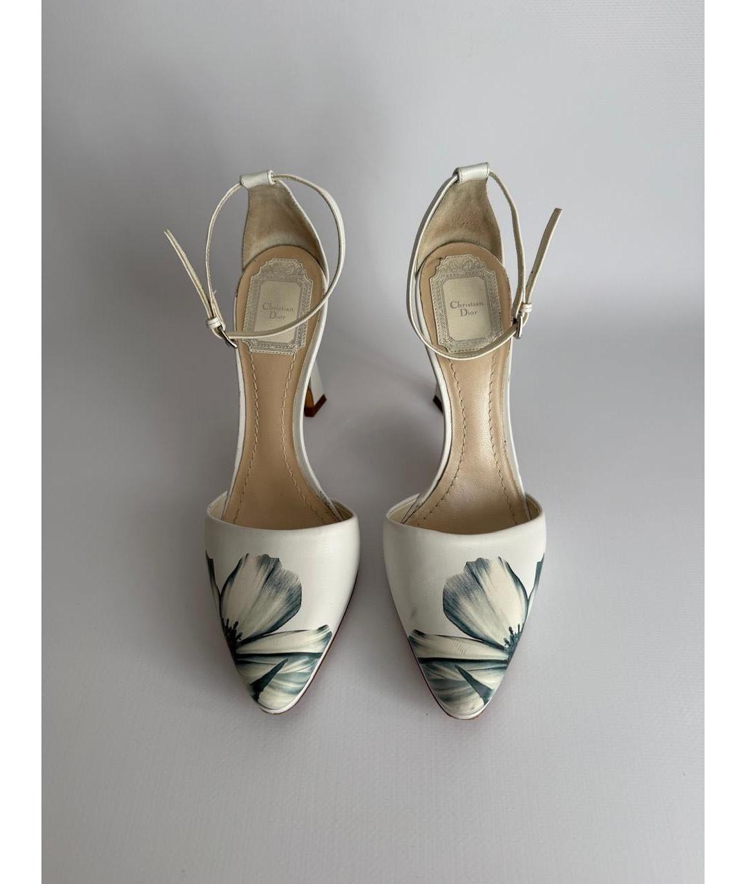 CHRISTIAN DIOR Мульти кожаные туфли, фото 2