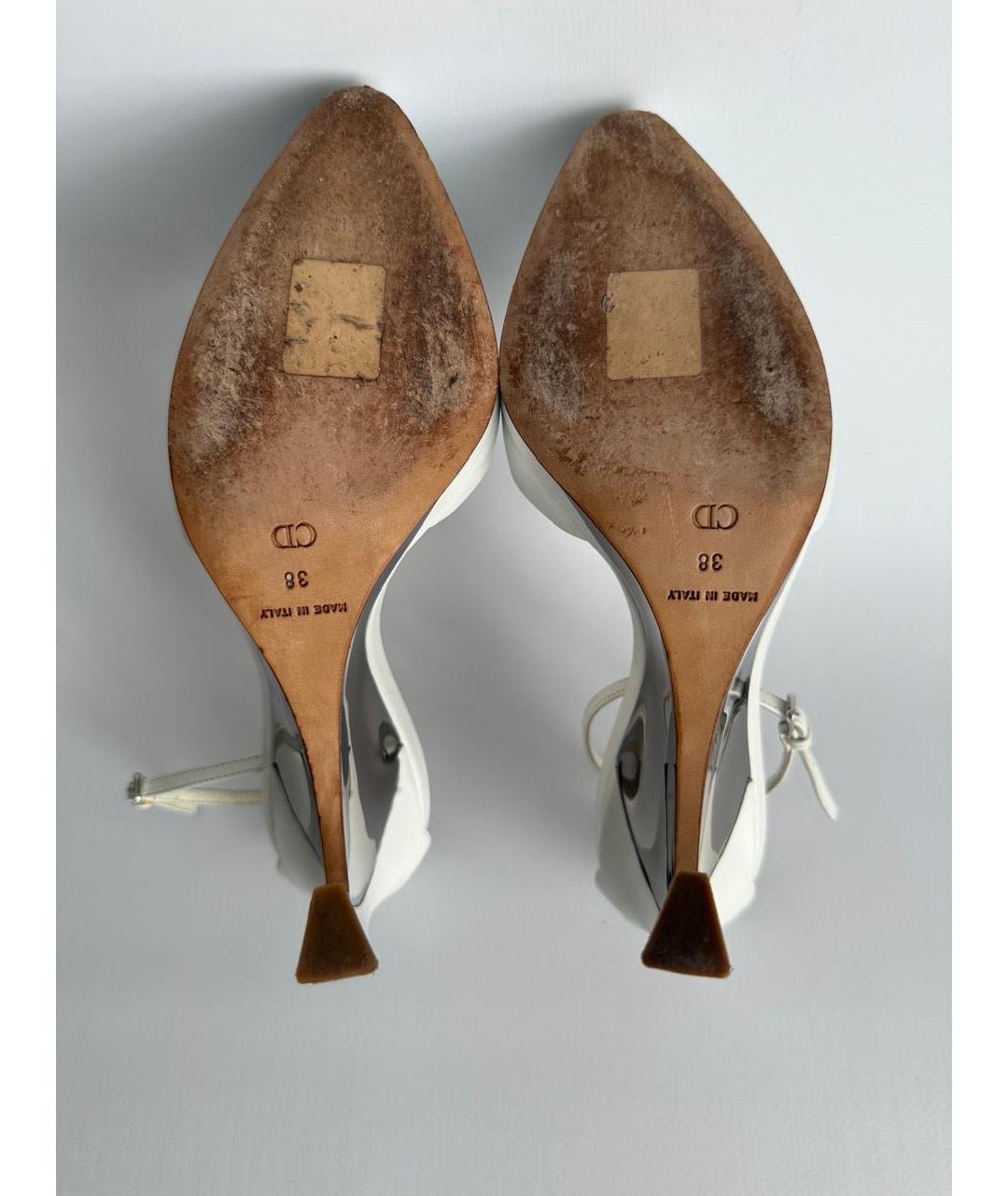 CHRISTIAN DIOR Мульти кожаные туфли, фото 6