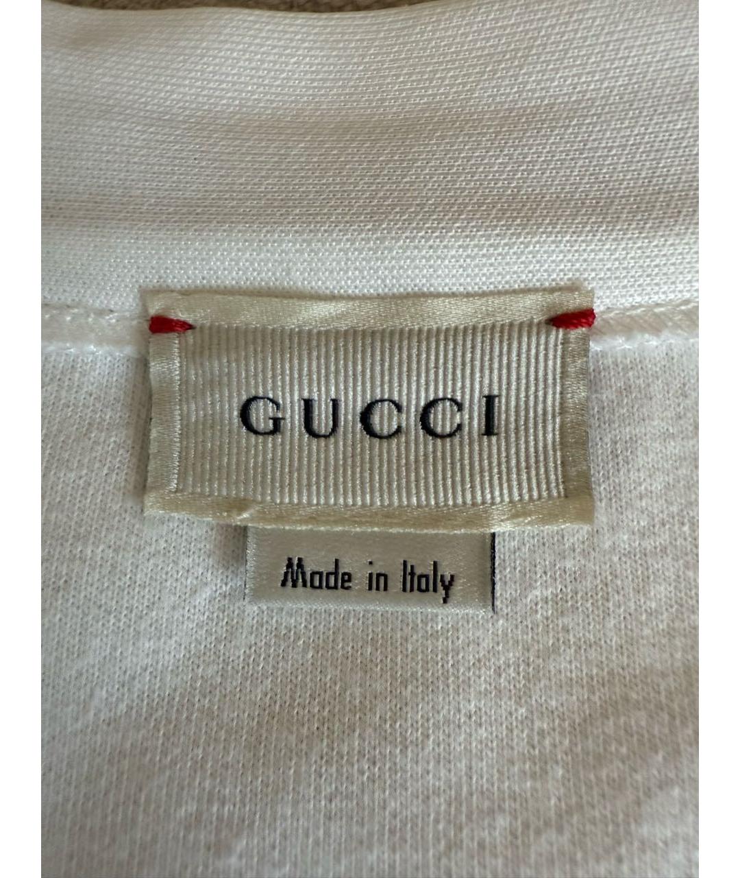 GUCCI Белый хлопковый жакет / жилет, фото 5