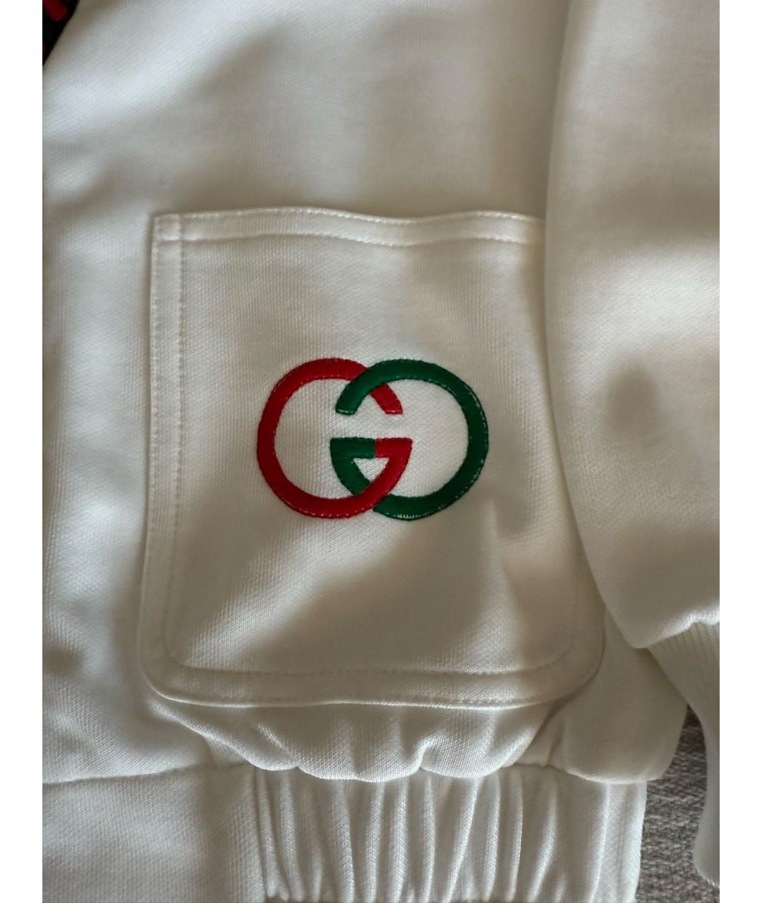 GUCCI Белый хлопковый жакет / жилет, фото 4