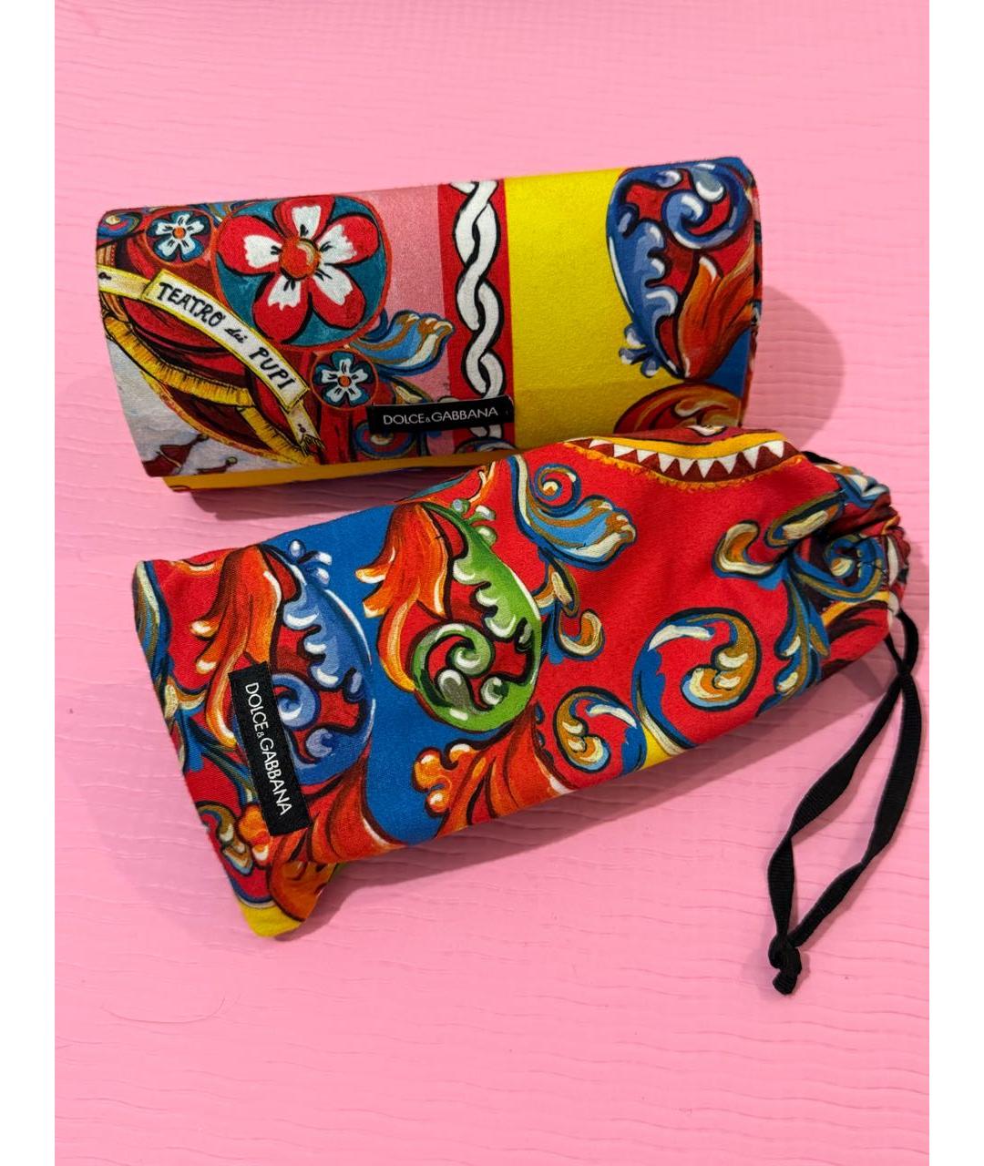 DOLCE&GABBANA Белые деревянные солнцезащитные очки, фото 4