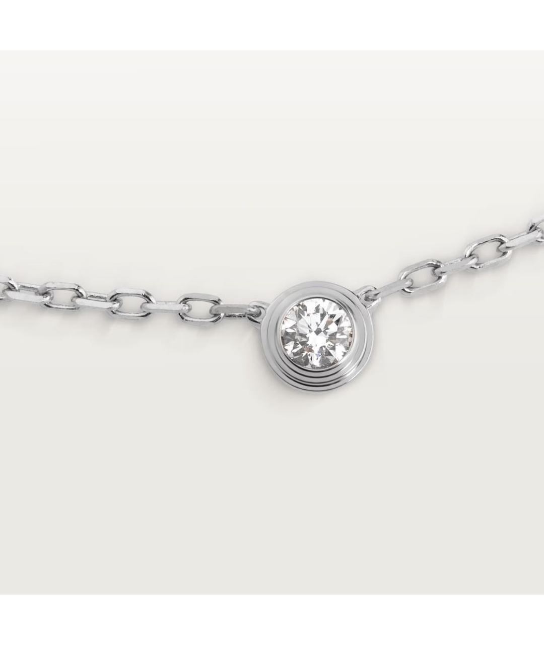 CARTIER Белая цепочка из белого золота, фото 5