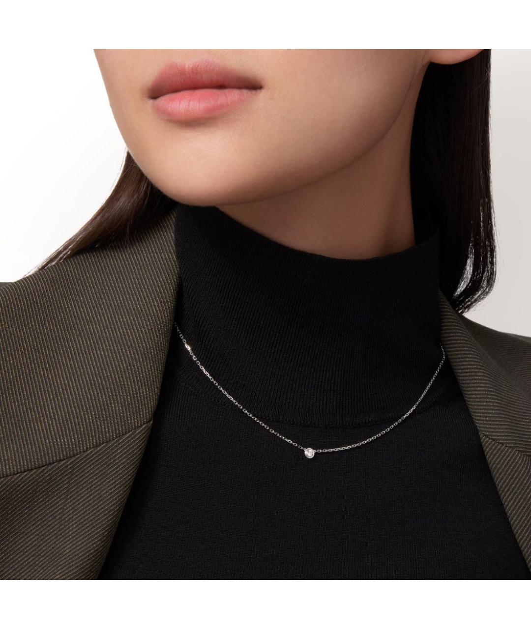 CARTIER Белая цепочка из белого золота, фото 2