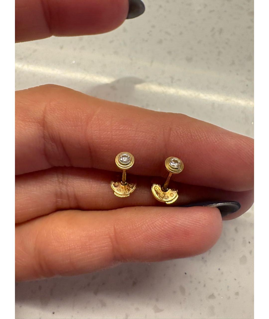 CARTIER Золотые серьги из желтого золота, фото 4