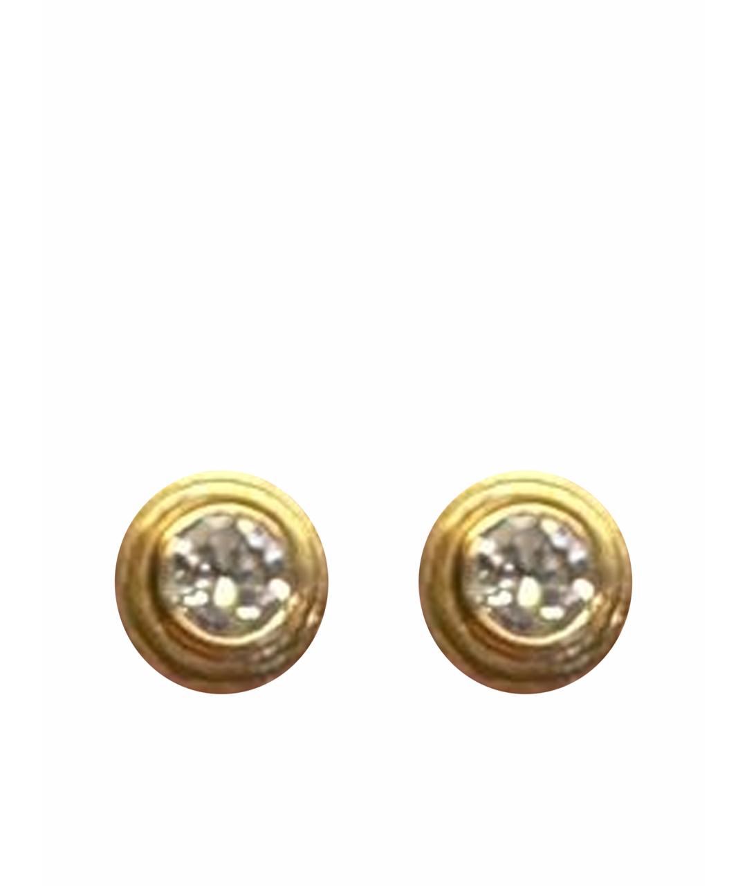CARTIER Золотые серьги из желтого золота, фото 1