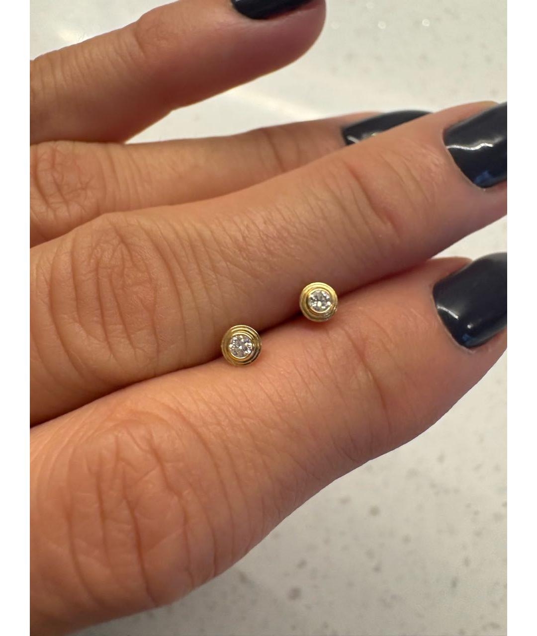 CARTIER Золотые серьги из желтого золота, фото 5