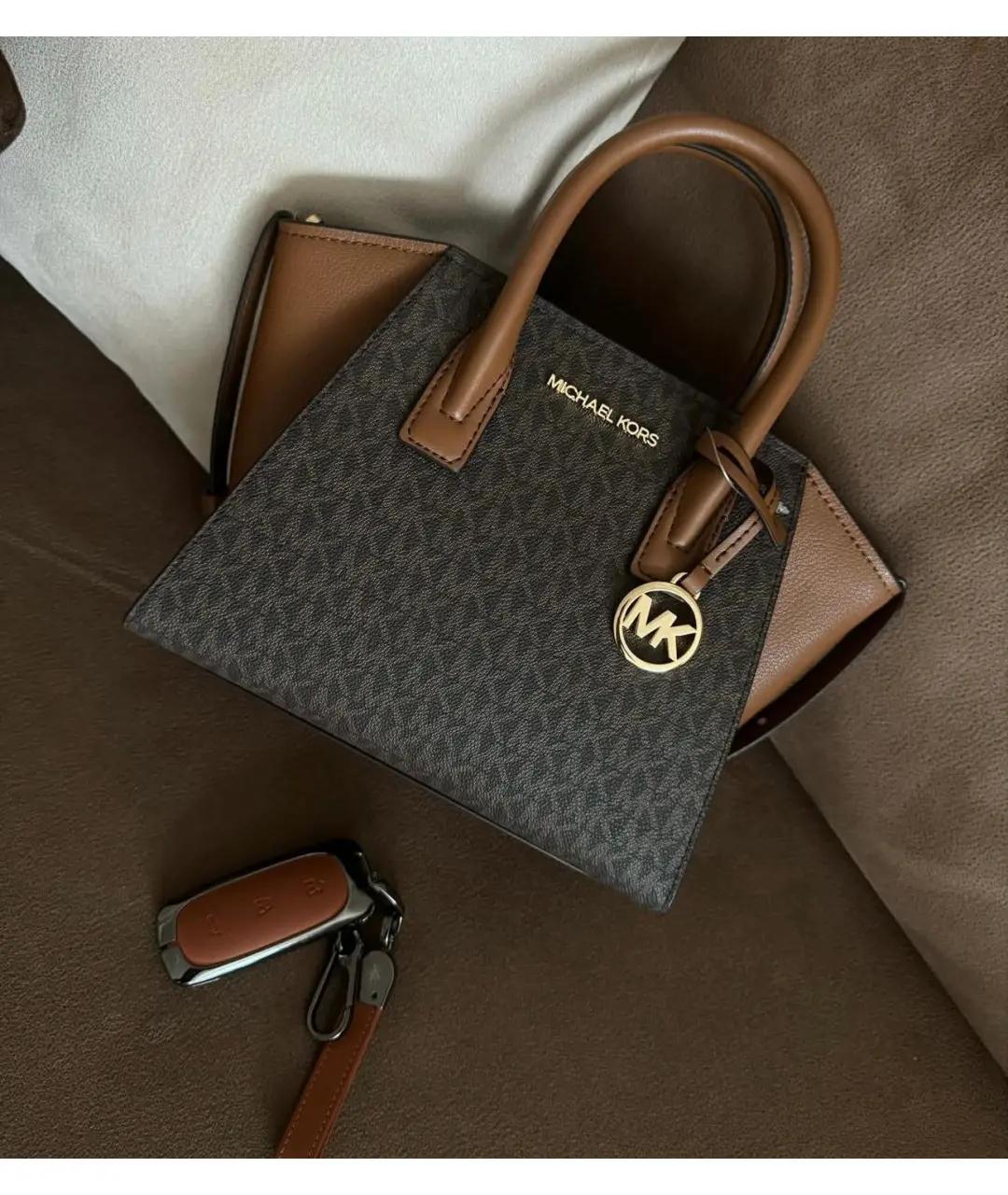 MICHAEL KORS Коричневая сумка через плечо, фото 5