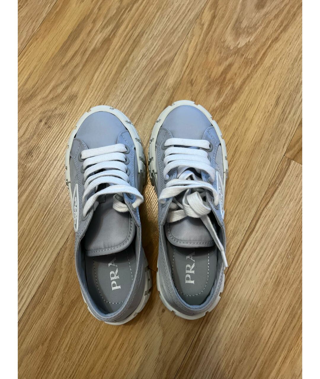 PRADA Голубые кроссовки, фото 3